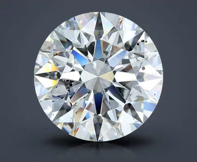 5.03ct D SI2 Rare Carat Ideal Cut Round Diamond