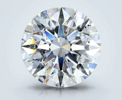 5.03ct D SI2 Rare Carat Ideal Cut Round Diamond