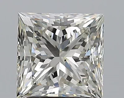 1.79ct K SI1 Rare Carat Ideal Cut Princess Diamond