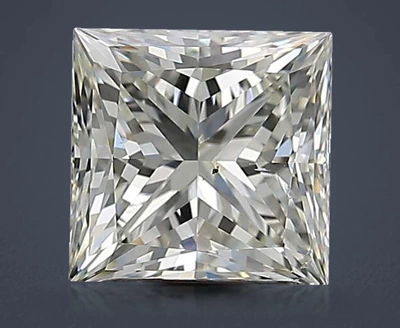 1.79ct K SI1 Rare Carat Ideal Cut Princess Diamond