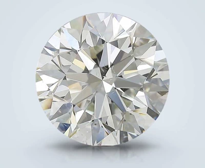 5.23ct J SI2 Excellent Cut Round Diamond