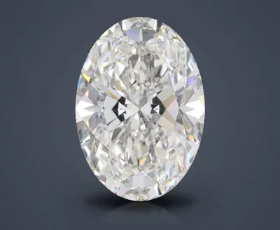 11.48ct H VS2 Rare Carat Ideal Cut Oval Lab Grown Diamond