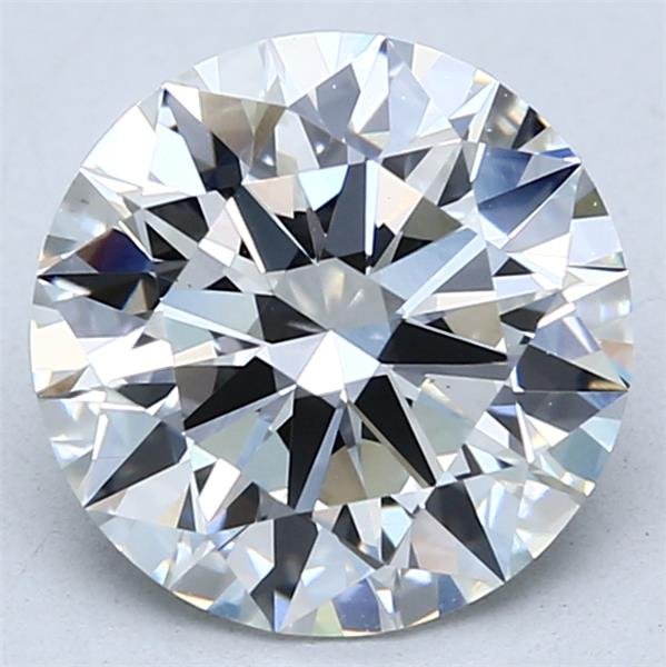 3.03ct F VS1 Rare Carat Ideal Cut Round Lab Grown Diamond