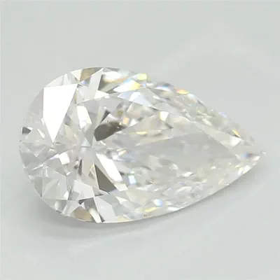 1.08ct E VS1 Rare Carat Ideal Cut Pear Lab Grown Diamond