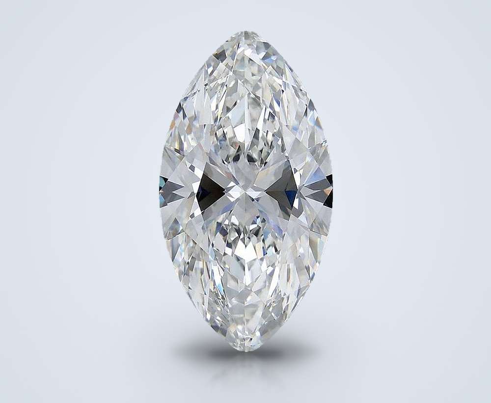 13.04ct F VVS2 Rare Carat Ideal Cut Marquise Lab Grown Diamond