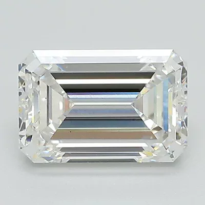 2.06ct E VS1 Excellent Cut Emerald Lab Grown Diamond