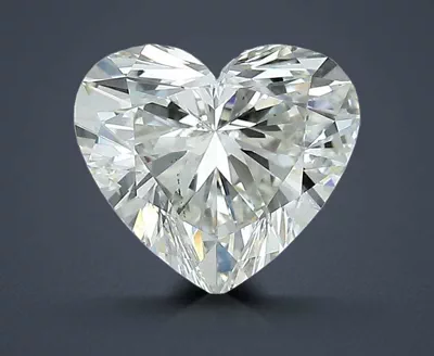 1.00ct K SI1 Rare Carat Ideal Cut Heart Diamond