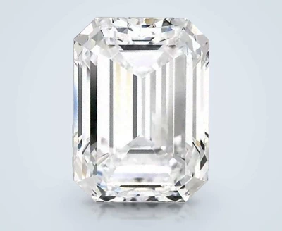 3.62ct D FL Rare Carat Ideal Cut Emerald Diamond