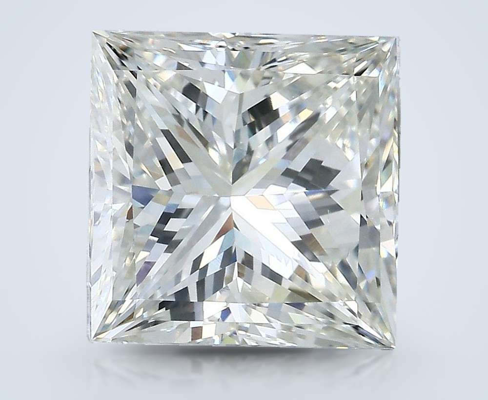 6.55ct K SI1 Very Good Cut Princess Diamond