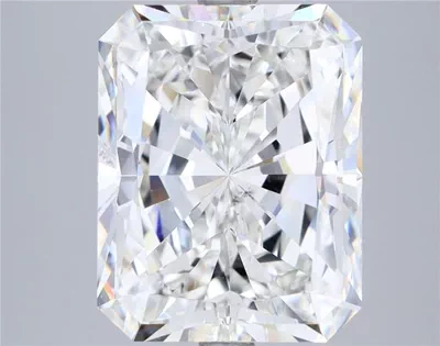 5.06ct G SI1 Rare Carat Ideal Cut Radiant Diamond