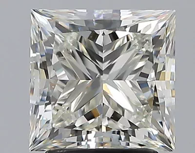 2.50ct K VS2 Rare Carat Ideal Cut Princess Diamond