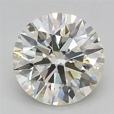 2.42ct J VS2 Rare Carat Ideal Cut Round Lab Grown Diamond