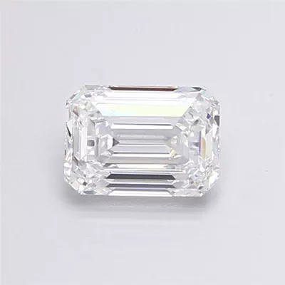 1.61ct D VS1 Excellent Cut Emerald Lab Grown Diamond