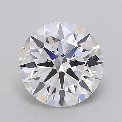 2.57ct D VS2 Rare Carat Ideal Cut Round Lab Grown Diamond