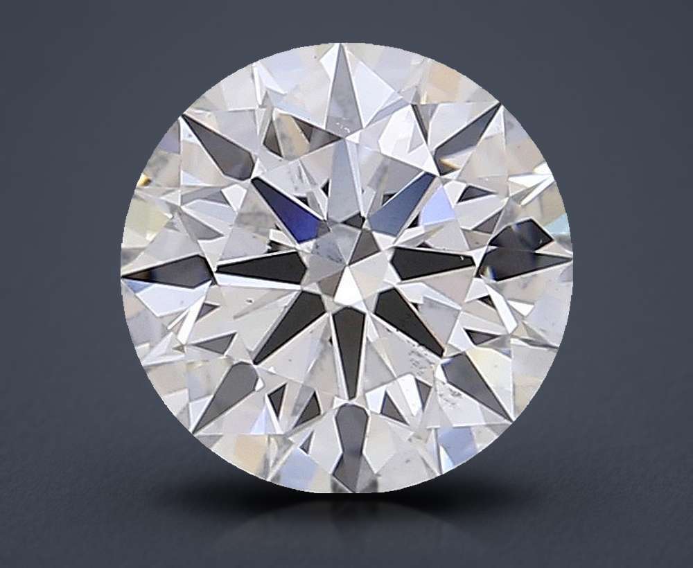 2.57ct D VS2 Rare Carat Ideal Cut Round Lab Grown Diamond
