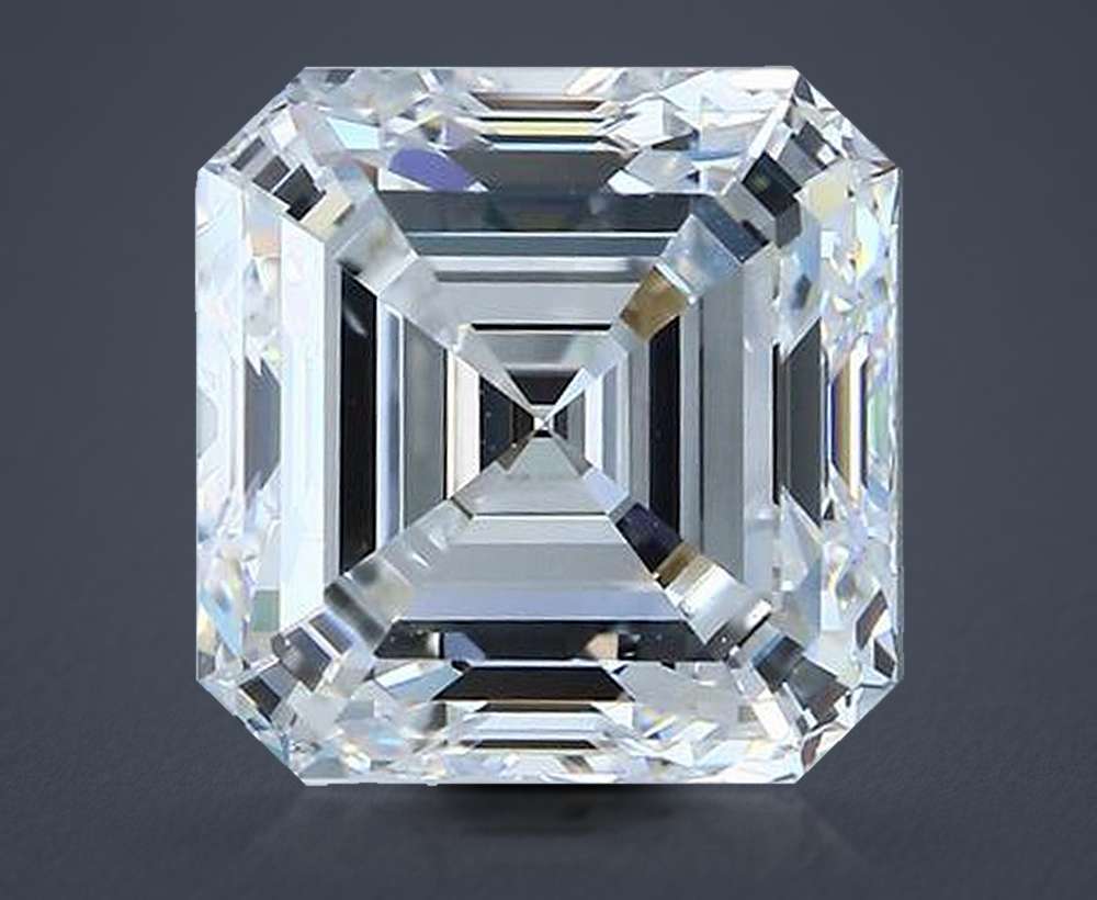 4.51ct D VS2 Rare Carat Ideal Cut Asscher Diamond