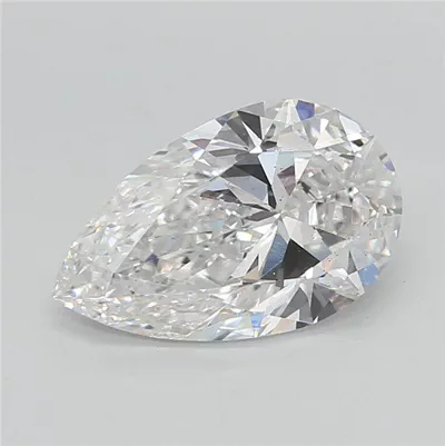 2.01ct E VS2 Rare Carat Ideal Cut Pear Lab Grown Diamond
