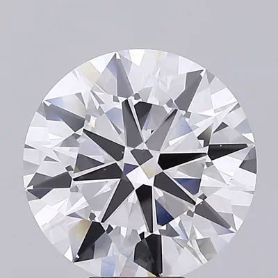 7.06ct D VVS2 Rare Carat Ideal Cut Round Lab Grown Diamond