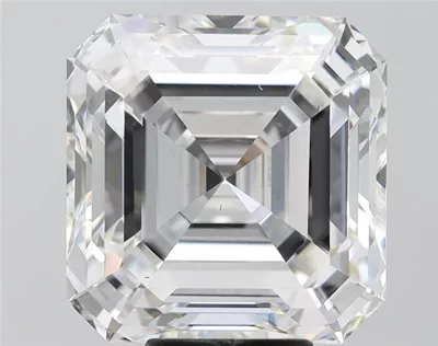 8.60ct F VS1 Rare Carat Ideal Cut Asscher Lab Grown Diamond