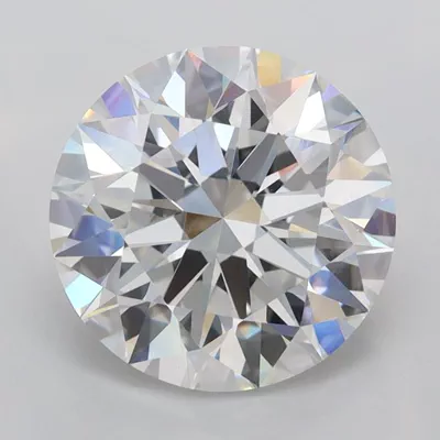 3.07ct E VVS2 Rare Carat Ideal Cut Round Lab Grown Diamond