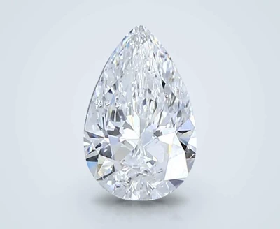 0.90ct D SI2 Excellent Cut Pear Diamond