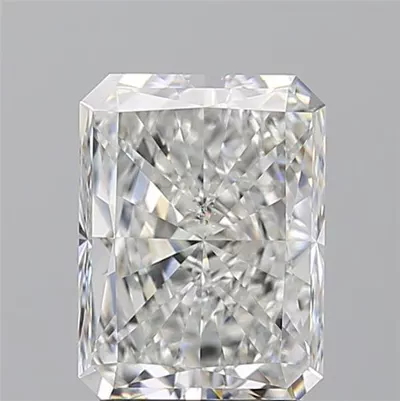 3.01ct H SI1 Rare Carat Ideal Cut Radiant Diamond