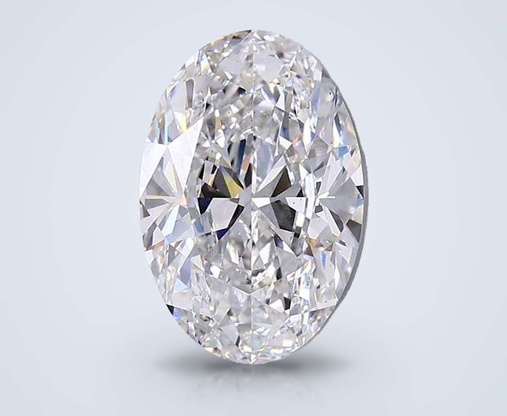 20.03ct F VS2 Rare Carat Ideal Cut Oval Lab Grown Diamond