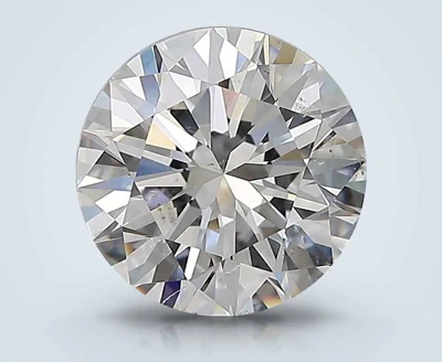 3.01ct E SI1 Rare Carat Ideal Cut Round Diamond