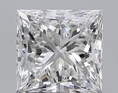 2.71ct H SI1 Excellent Cut Princess Diamond