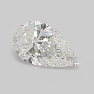 15.00ct F VVS2 Rare Carat Ideal Cut Pear Lab Grown Diamond