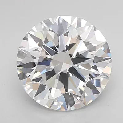 2.62ct F VVS2 Excellent Cut Round Lab Grown Diamond