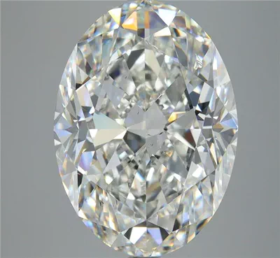 7.01ct H SI1 Rare Carat Ideal Cut Oval Diamond