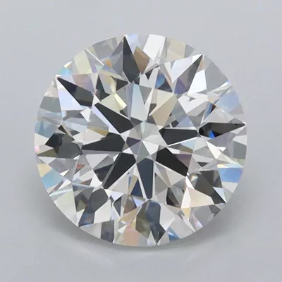 2.15ct F FL Rare Carat Ideal Cut Round Lab Grown Diamond