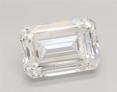 5.03ct E VS2 Rare Carat Ideal Cut Emerald Lab Grown Diamond