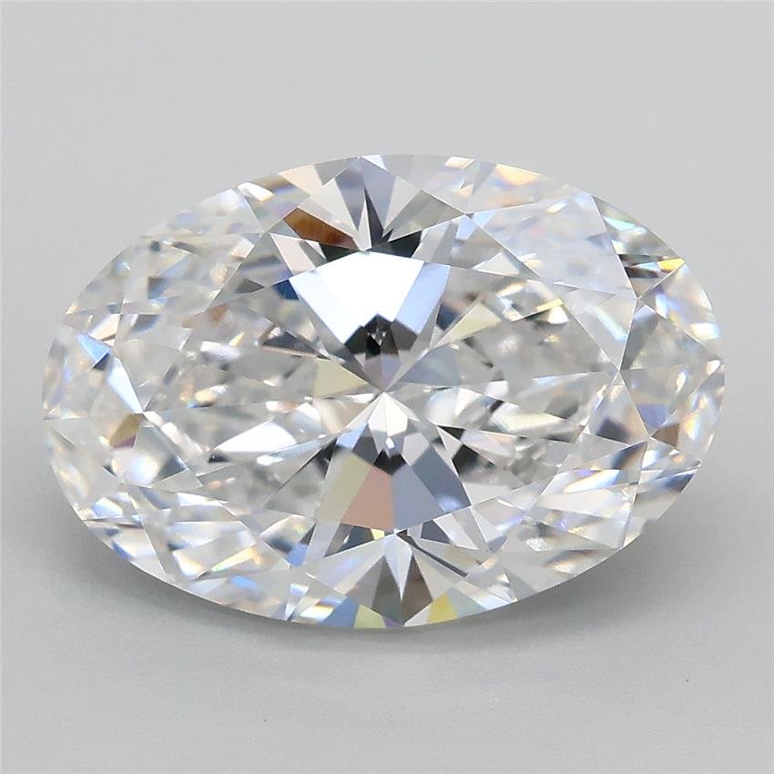 3.56ct D VVS2 Rare Carat Ideal Cut Oval Lab Grown Diamond