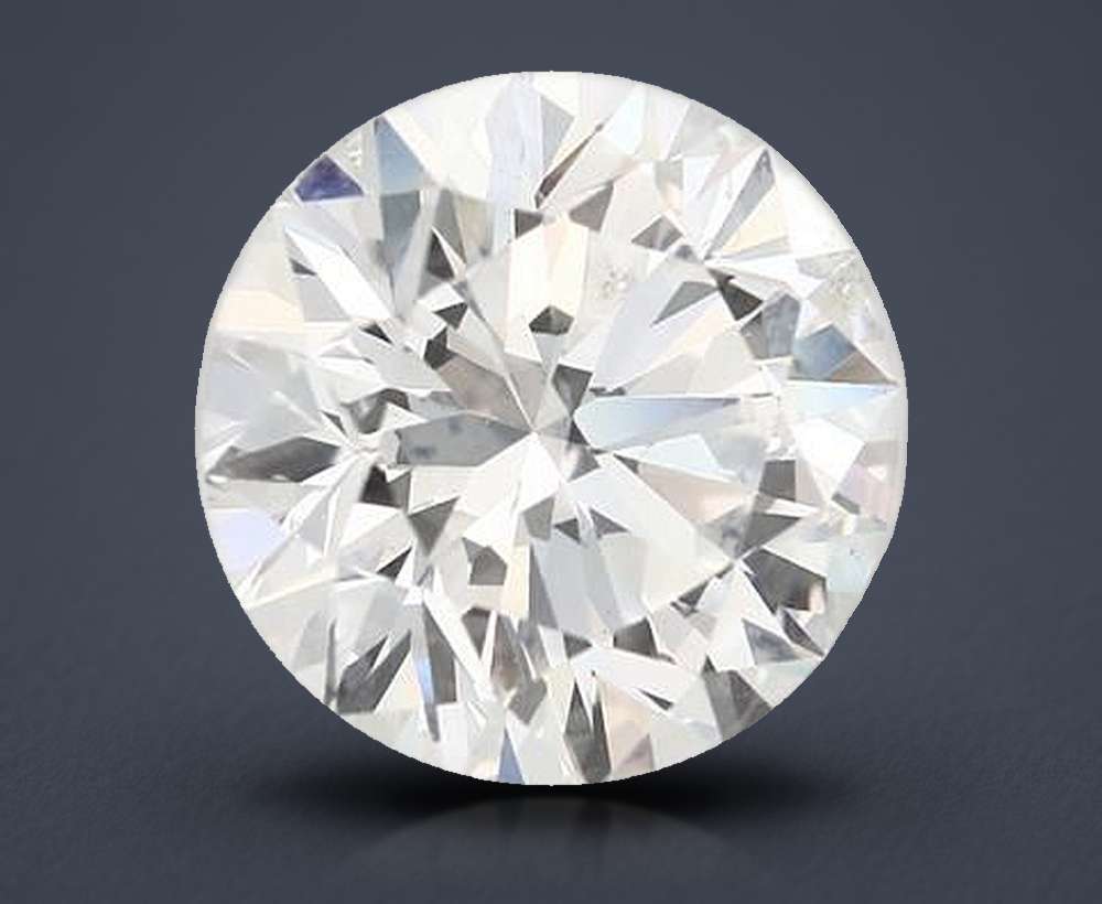 4.02ct H SI2 Rare Carat Ideal Cut Round Diamond