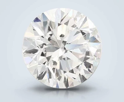 4.02ct H SI2 Rare Carat Ideal Cut Round Diamond