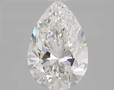 1.41ct F SI1 Rare Carat Ideal Cut Pear Lab Grown Diamond