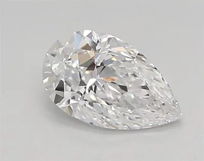 0.67ct D VVS1 Rare Carat Ideal Cut Pear Lab Grown Diamond