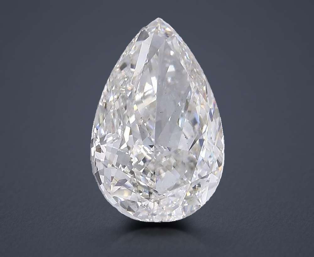 21.89ct G VS2 Rare Carat Ideal Cut Pear Lab Grown Diamond