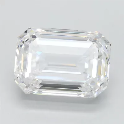 5.55ct G VS2 Rare Carat Ideal Cut Emerald Lab Grown Diamond