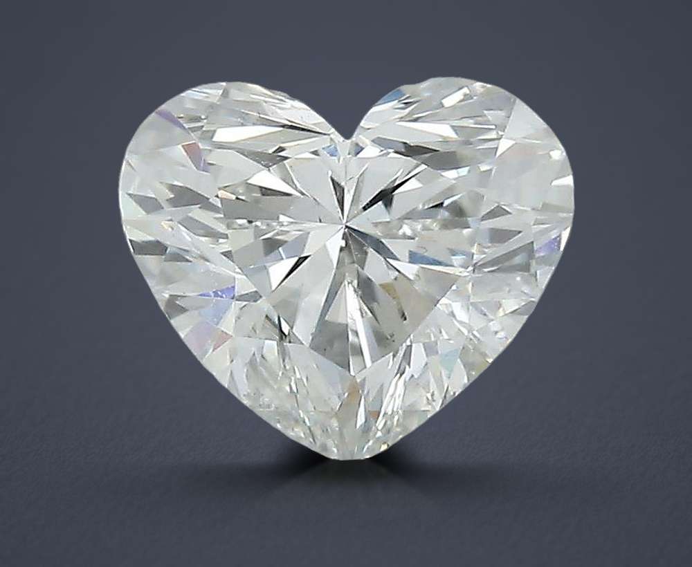 0.63ct H SI2 Rare Carat Ideal Cut Heart Diamond