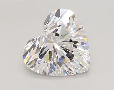 3.00ct E VS1 Rare Carat Ideal Cut Heart Lab Grown Diamond