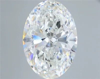 12.59ct F VVS2 Rare Carat Ideal Cut Oval Lab Grown Diamond