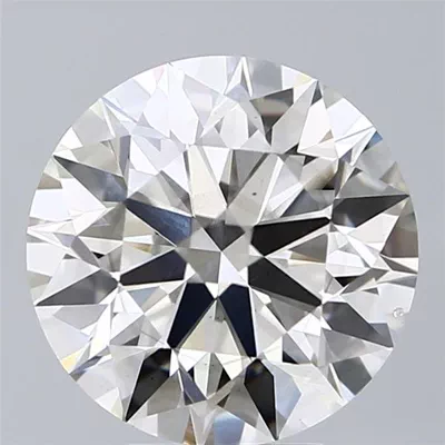 4.70ct H VS2 Rare Carat Ideal Cut Round Lab Grown Diamond
