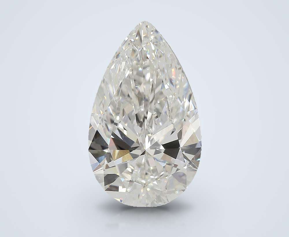 9.08ct F VVS2 Rare Carat Ideal Cut Pear Lab Grown Diamond