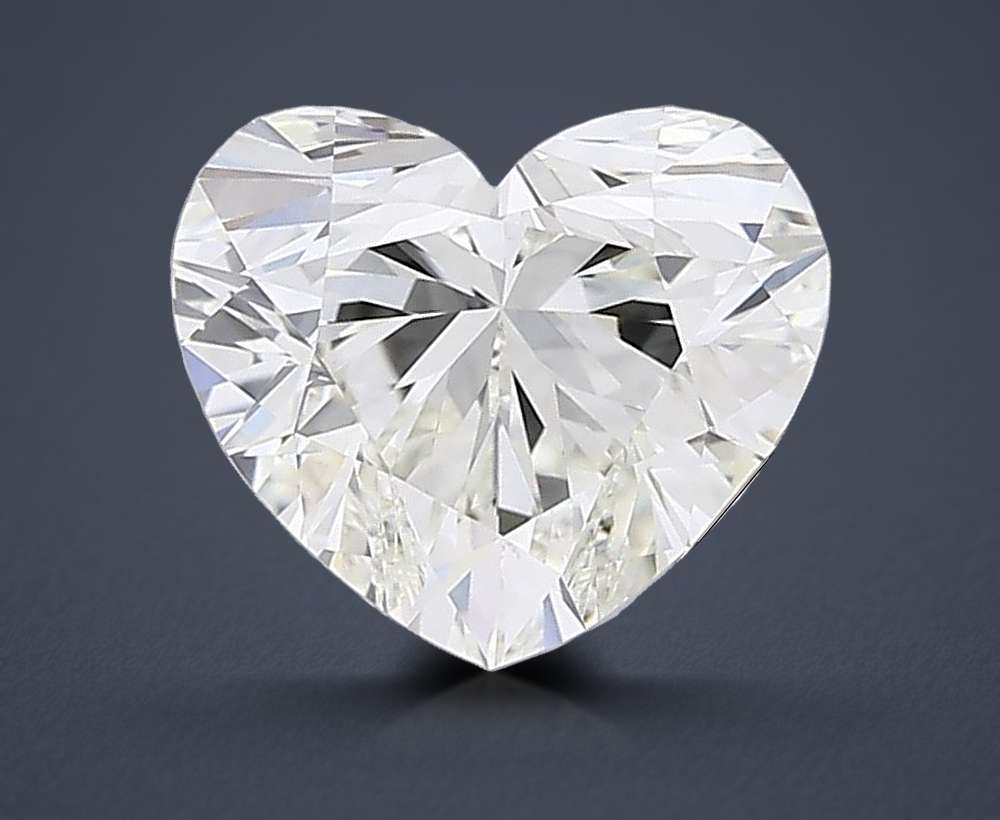 2.19ct I VVS1 Rare Carat Ideal Cut Heart Diamond