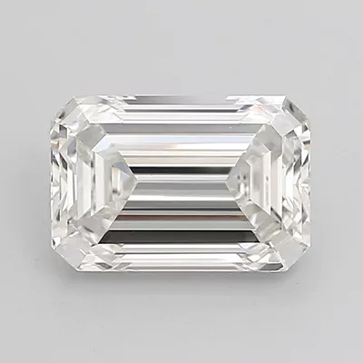4.00ct G VVS2 Rare Carat Ideal Cut Emerald Lab Grown Diamond