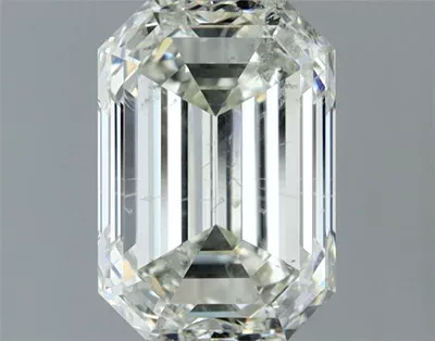 2.00ct K SI2 Very Good Cut Emerald Diamond