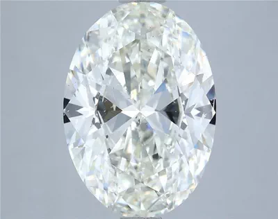 4.00ct I SI1 Rare Carat Ideal Cut Oval Diamond